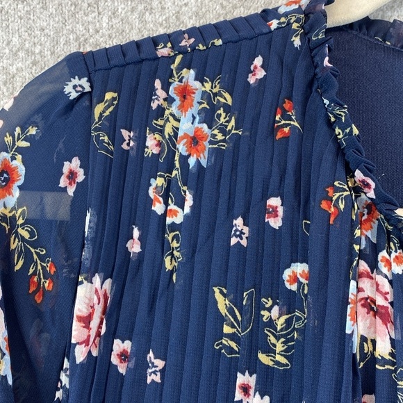 Time and Tru XXL boho floral midi dress flowing full skirt loose fit cottage - Picture 10 of 12